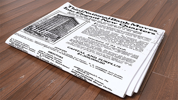 Newspaper VrayC4D Newspaper VrayC4D