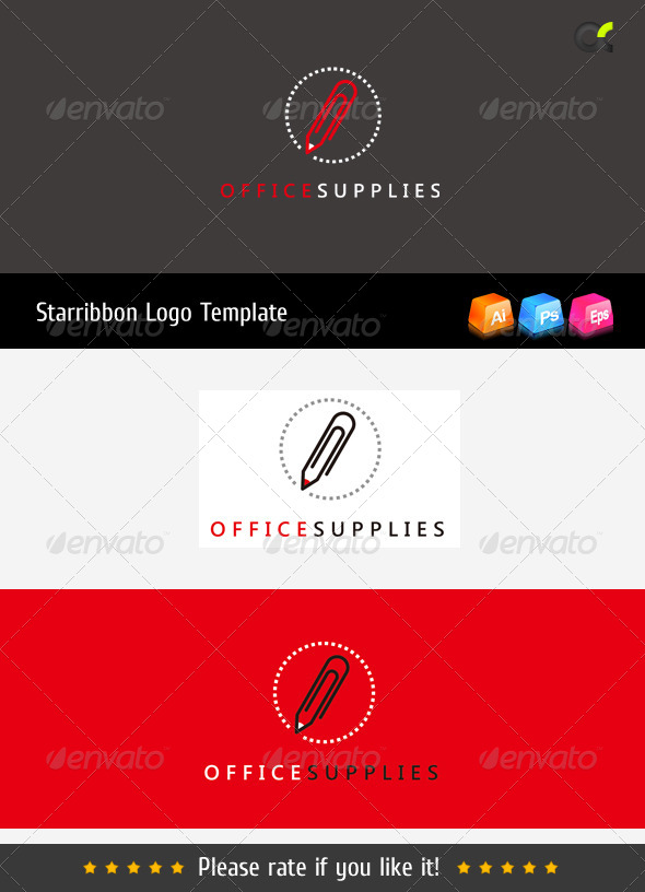 GraphicRiver Office Supplies Logo Template 8519442 GraphicRiver Office Supplies Logo Template 8519442