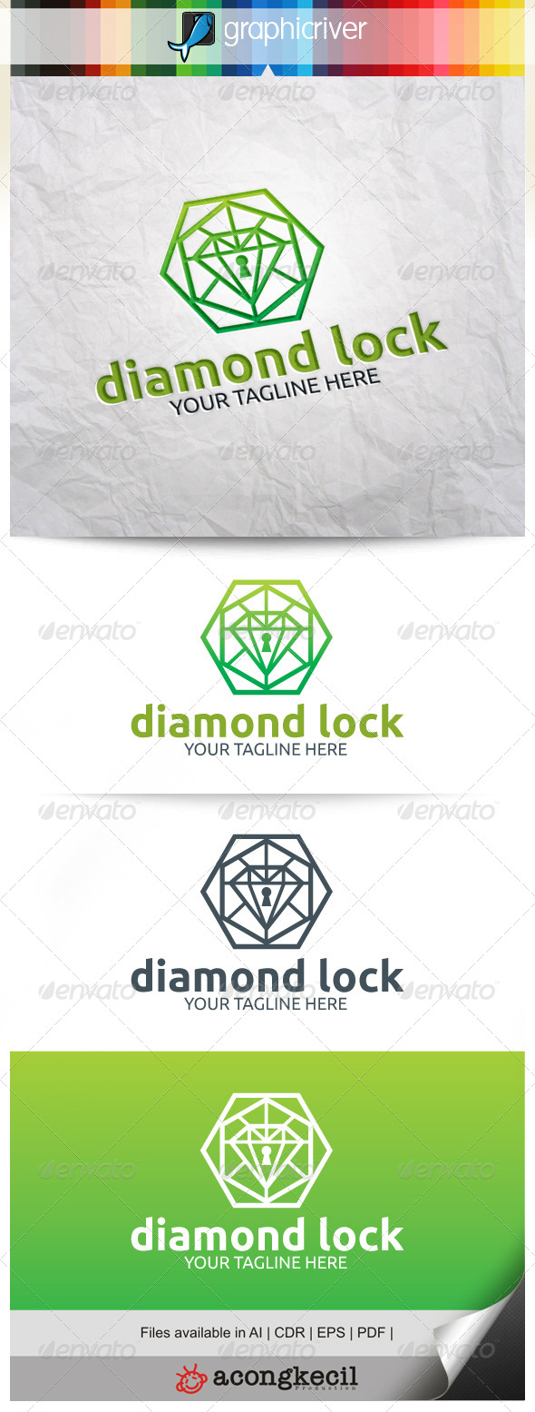 GraphicRiver Diamond Lock V.4 8519471 GraphicRiver Diamond Lock V.4 8519471