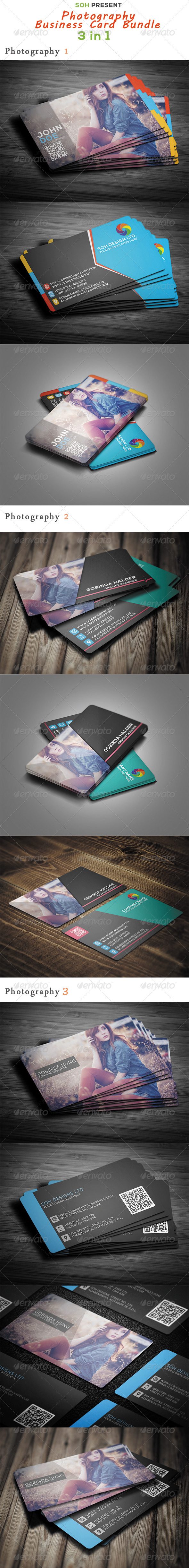 GraphicRiver Photography Business Card Bundle 8519485 GraphicRiver Photography Business Card Bundle 8519485