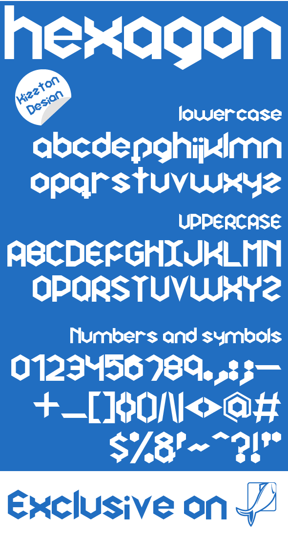 Hexagon Premium Font Hexagon Premium Font