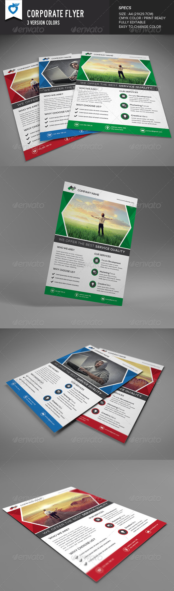 GraphicRiver Corporate Flyer Multipurpose 8521224 GraphicRiver Corporate Flyer Multipurpose 8521224