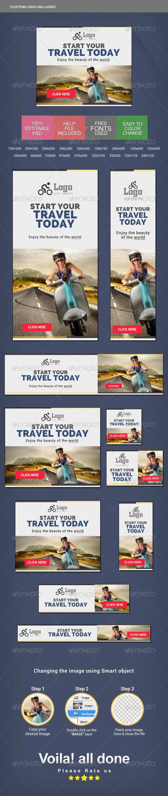 GraphicRiver Travel Marketing Banner Set 8522377 GraphicRiver Travel Marketing Banner Set 8522377