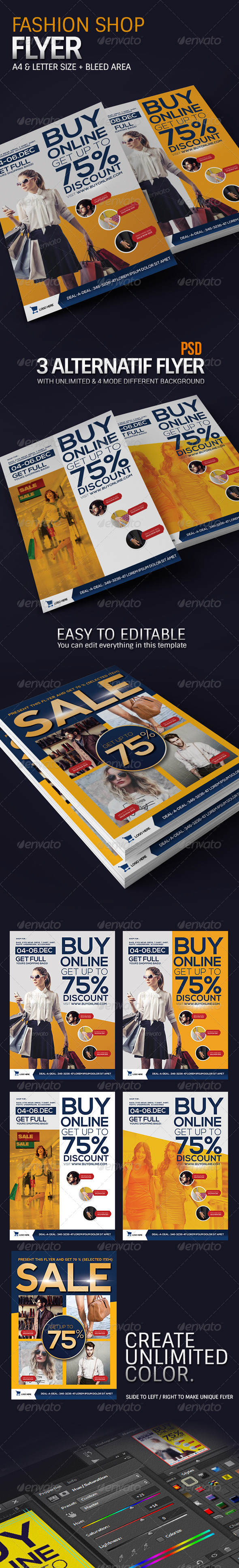 GraphicRiver Modern Fashion Promotion Flyer 8519595 GraphicRiver Modern Fashion Promotion Flyer 8519595