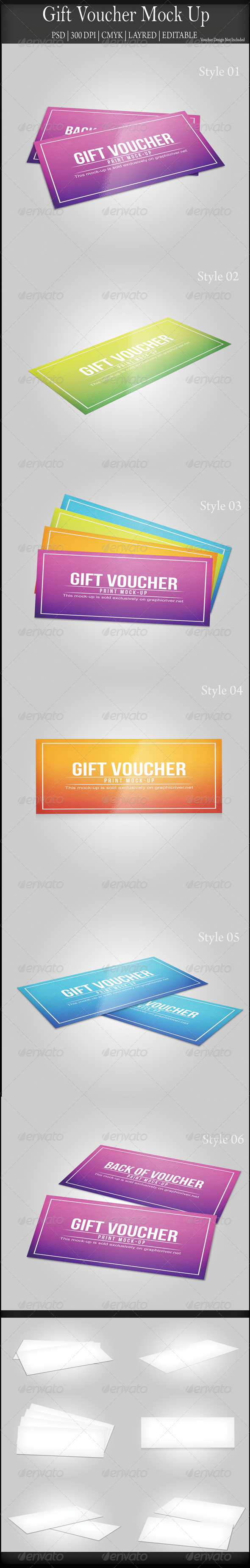 GraphicRiver Gift Voucher Mock Up 8522704 GraphicRiver Gift Voucher Mock Up 8522704