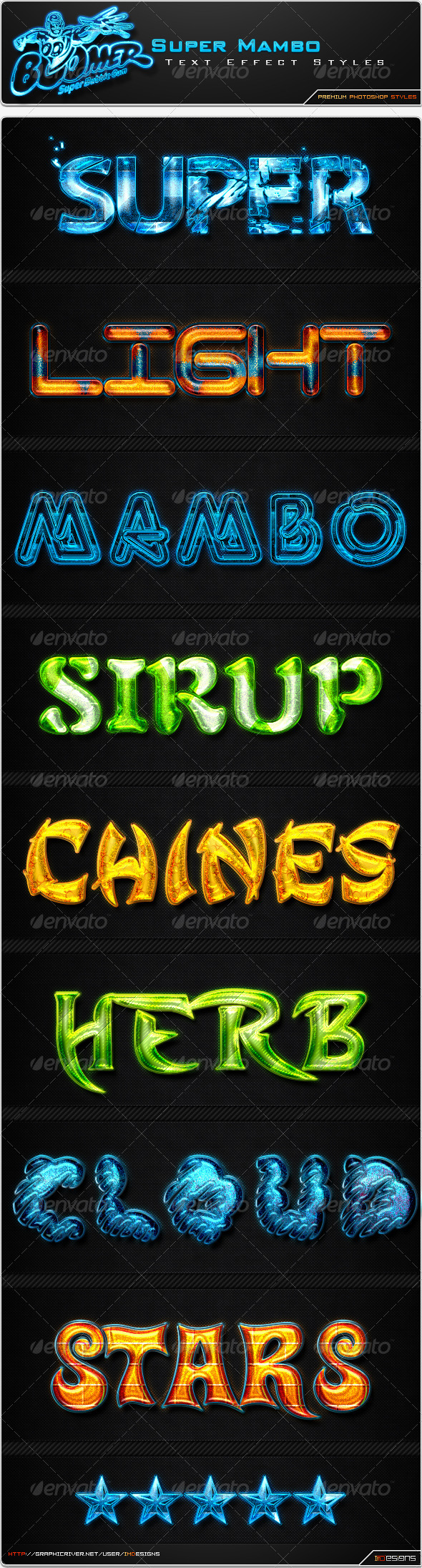 GraphicRiver Super Mambo Styles 8523370 GraphicRiver Super Mambo Styles 8523370