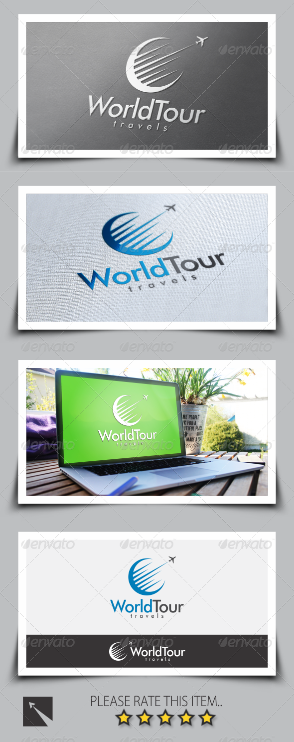 GraphicRiver World Tour Travel Logo Template 8523427 GraphicRiver World Tour Travel Logo Template 8523427
