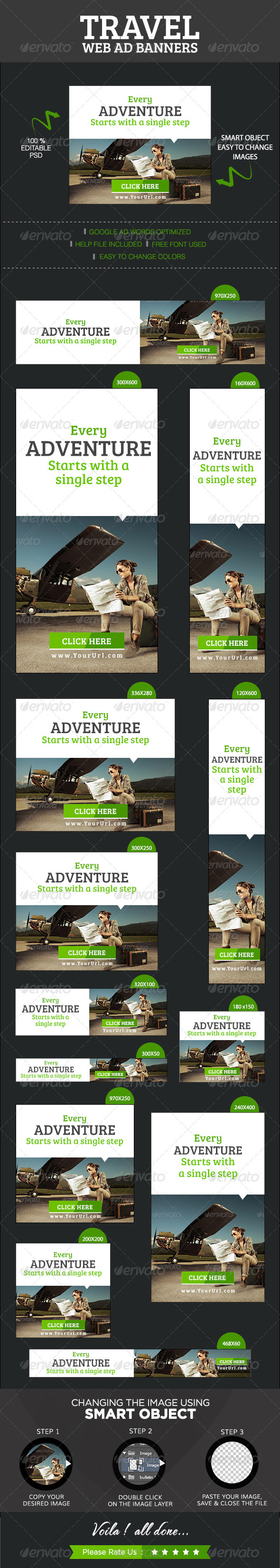 GraphicRiver Travel & Tourism Banners 8523428 GraphicRiver Travel & Tourism Banners 8523428