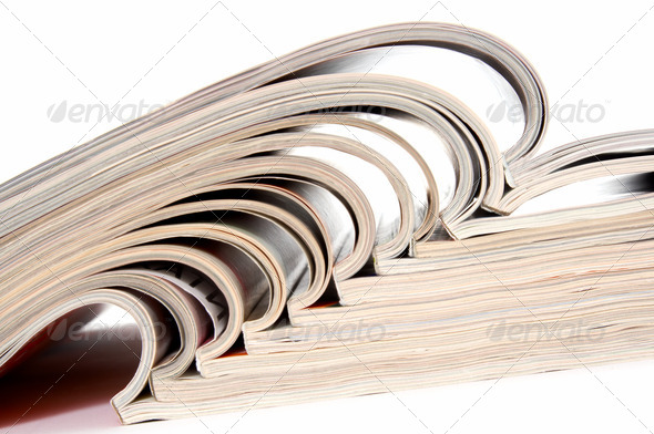 heap of open magazines (Misc) Photo Download