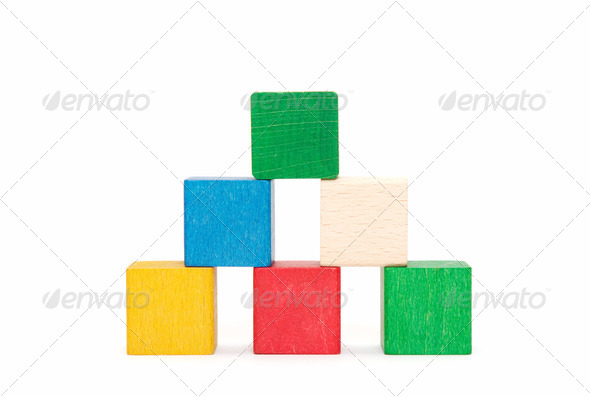 pyramide of color blocks (Misc) Photo Download