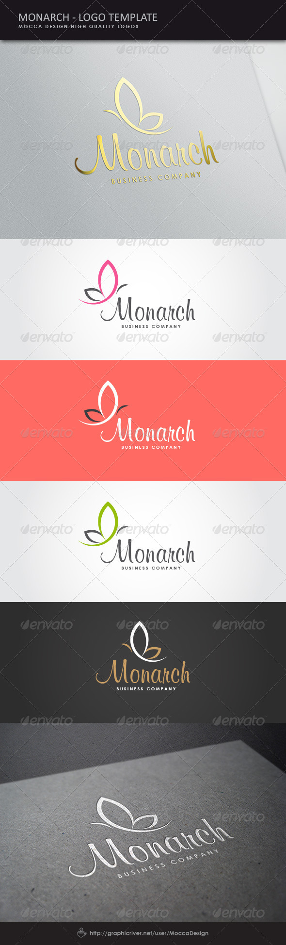 GraphicRiver Monarch Logo 8524630 GraphicRiver Monarch Logo 8524630