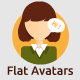 Set of Flat Avatars