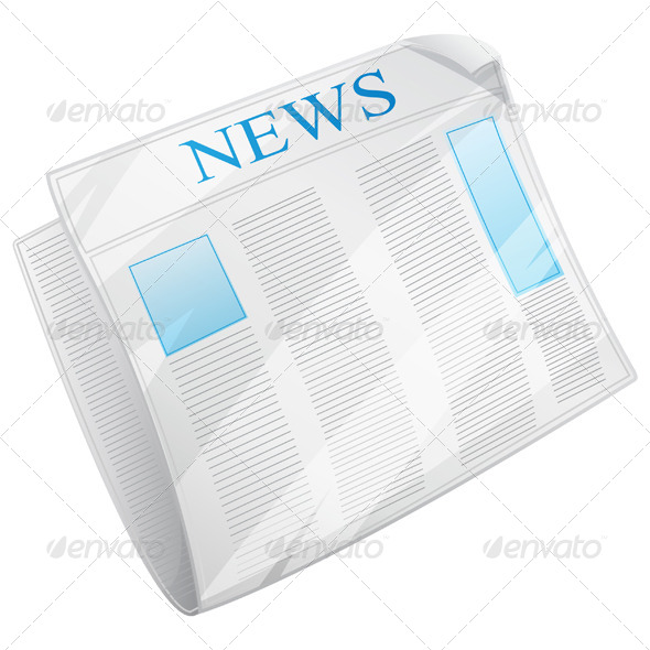GraphicRiver Newspaper Icon Illustration 8525562 GraphicRiver Newspaper Icon Illustration 8525562