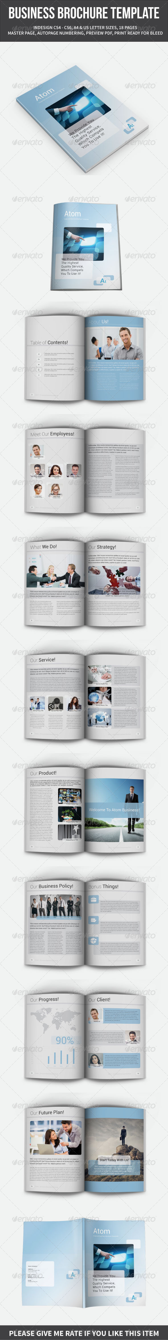 GraphicRiver Business Brochure Template A4 and Letter 18 Pages 8525676 GraphicRiver Business Brochure Template A4 and Letter 18 Pages 8525676