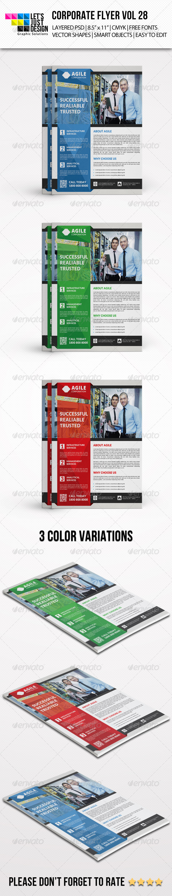 GraphicRiver Corporate Flyer Template Vol 28 8526556 GraphicRiver Corporate Flyer Template Vol 28 8526556