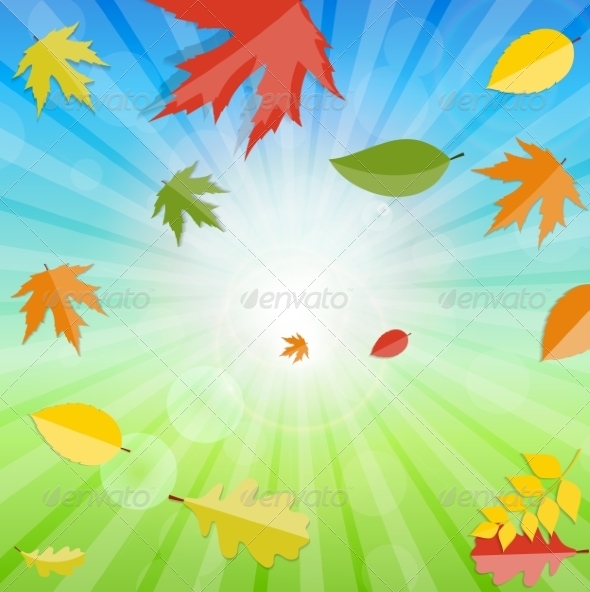GraphicRiver Shiny Autumn Natural Leaves Background 8526890 GraphicRiver Shiny Autumn Natural Leaves Background 8526890