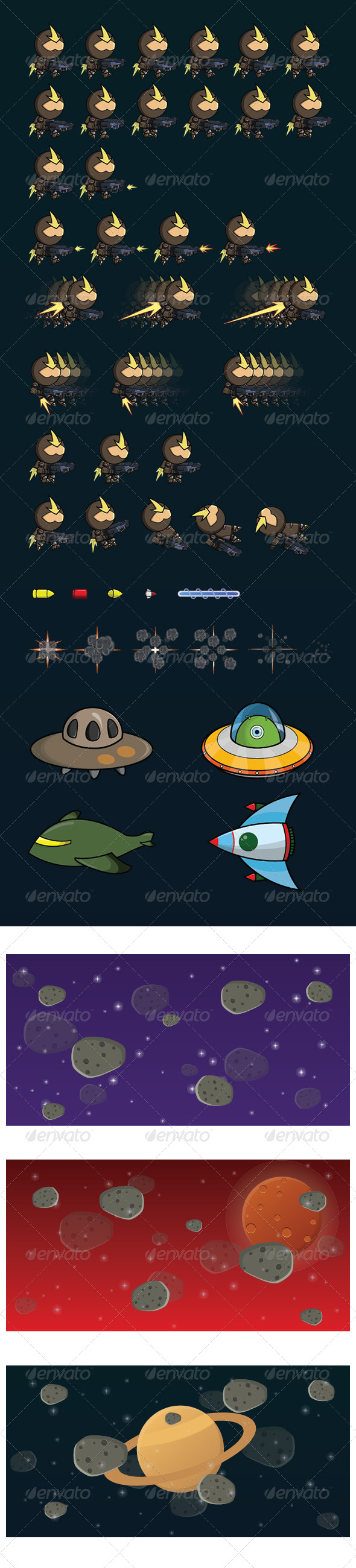GraphicRiver Game Galaxy Sprite Green 8527090 GraphicRiver Game Galaxy Sprite Green 8527090