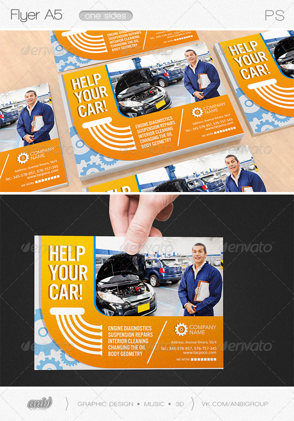 GraphicRiver Help your car 8527725 GraphicRiver Help your car 8527725