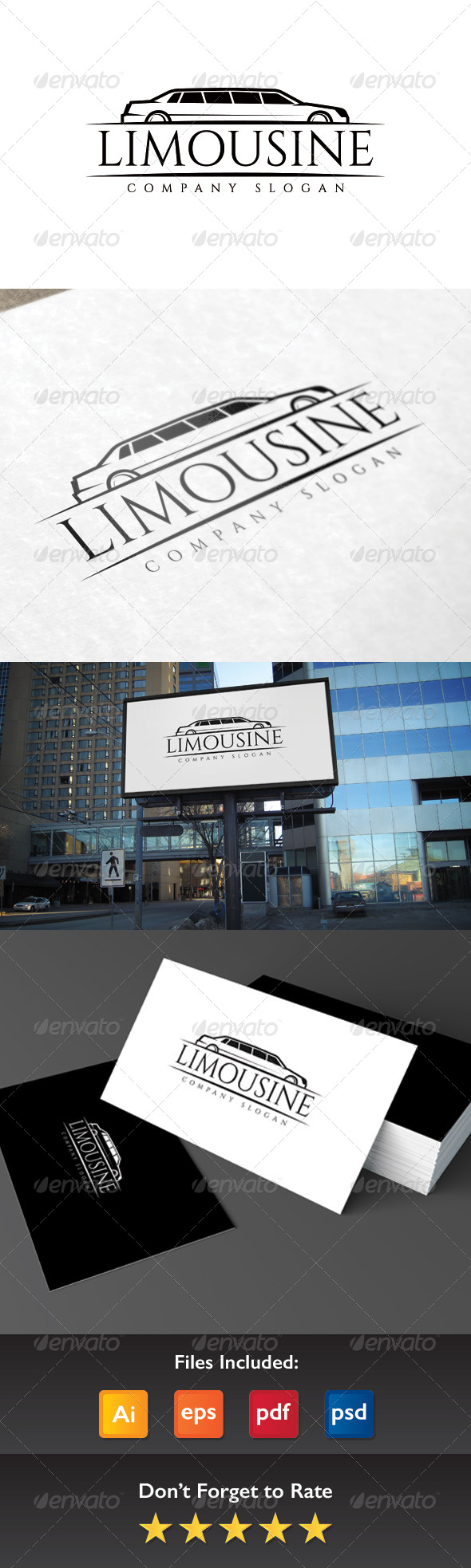 GraphicRiver Limousine Logo 8528104 GraphicRiver Limousine Logo 8528104
