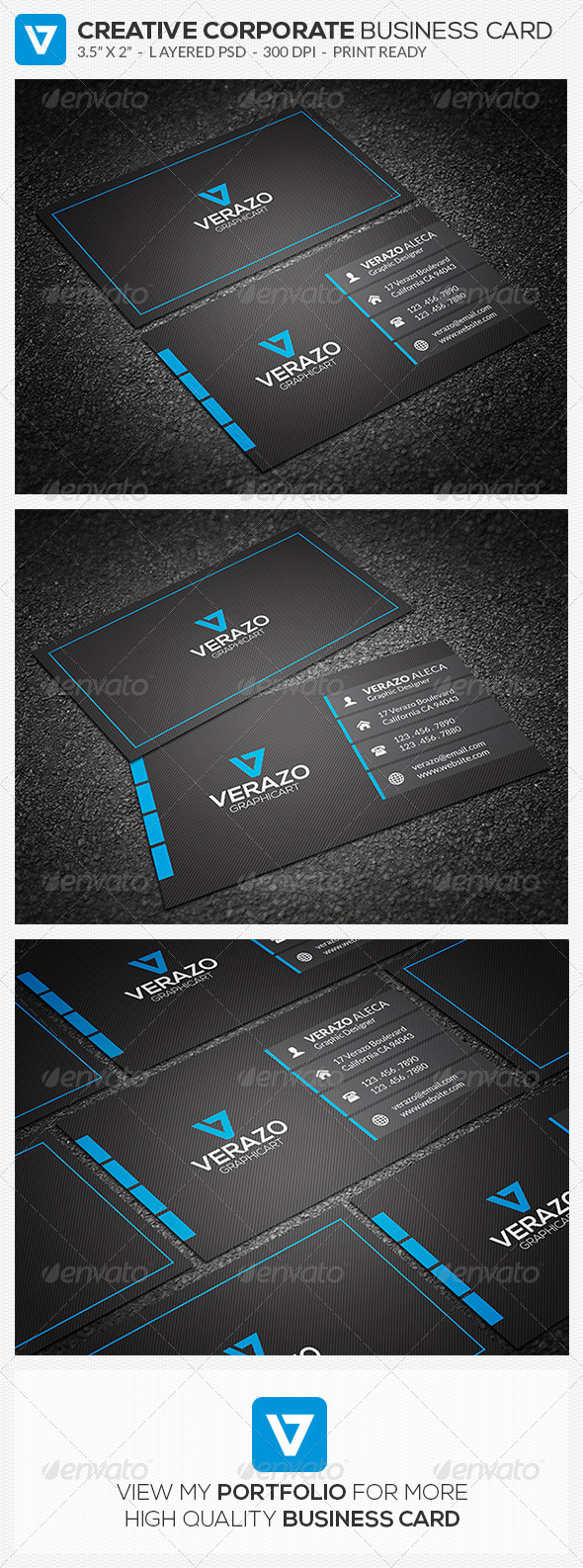 GraphicRiver Blue Modern Business Card 54 8528377 GraphicRiver Blue Modern Business Card 54 8528377