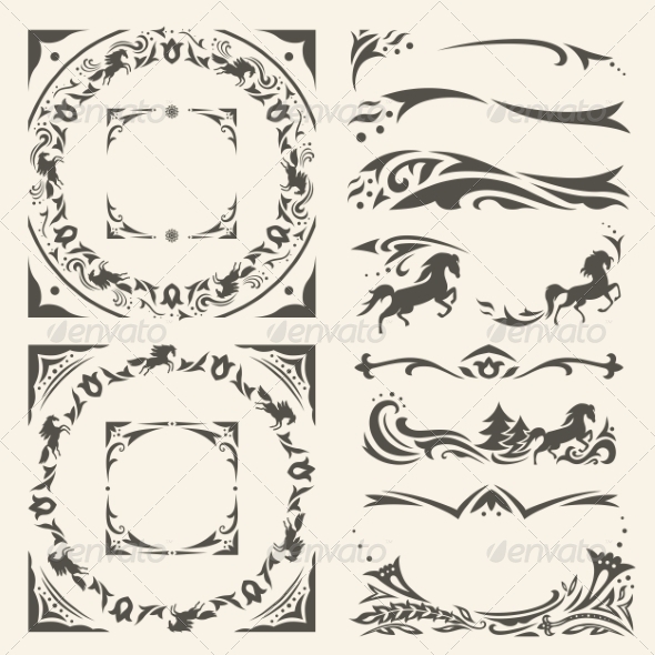GraphicRiver Arabic Frames and Design Elements Set 8529296 GraphicRiver Arabic Frames and Design Elements Set 8529296