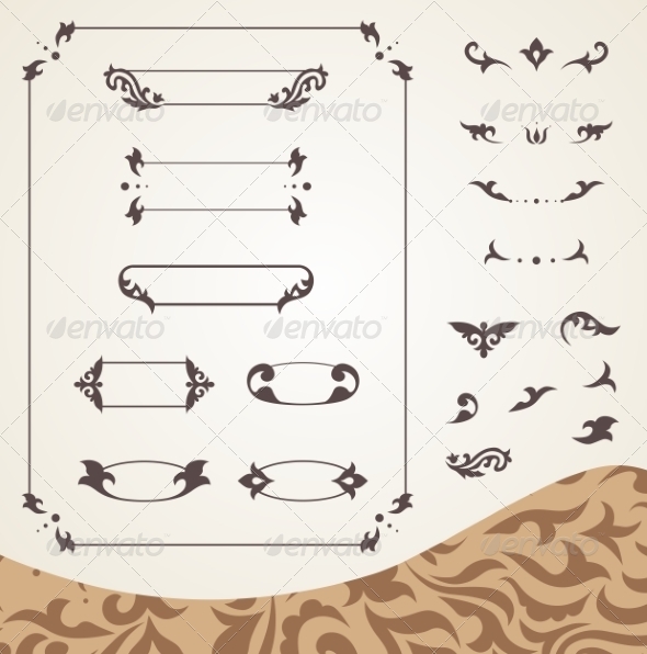 GraphicRiver Arabic Frames and Design Elements Set 8529382 GraphicRiver Arabic Frames and Design Elements Set 8529382
