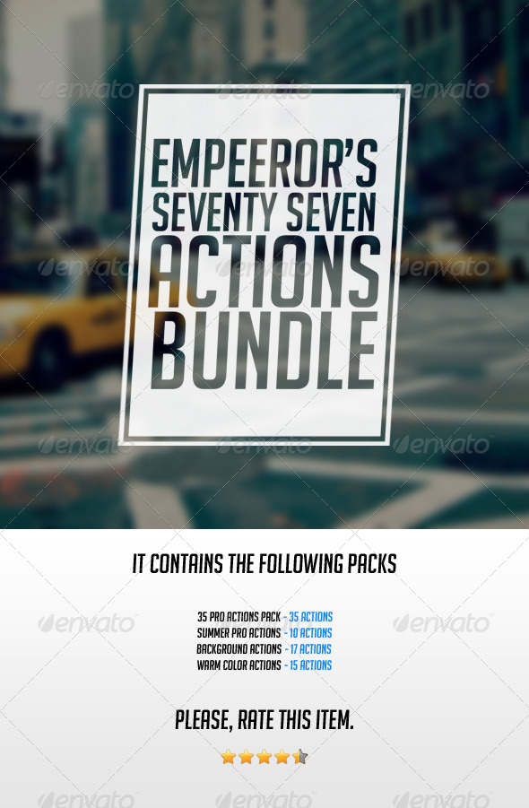 GraphicRiver Seventy Seven Actions Bundle 8530946 GraphicRiver Seventy Seven Actions Bundle 8530946
