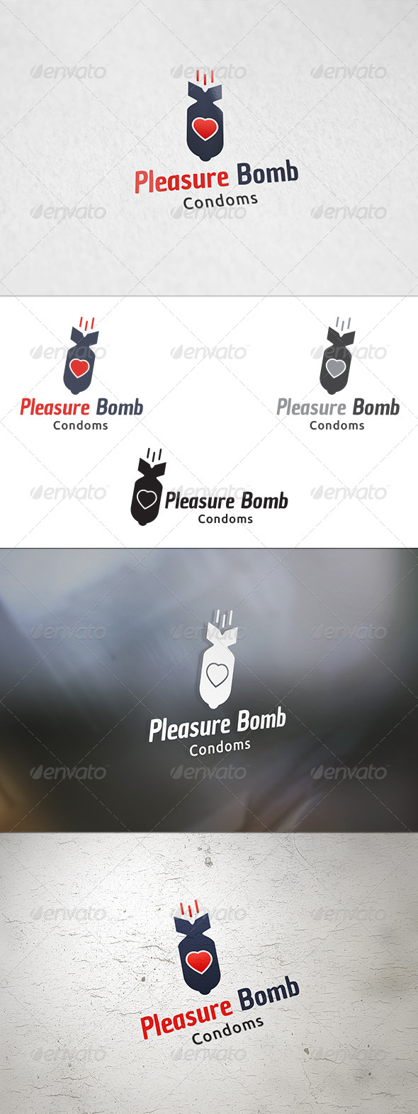GraphicRiver Pleasure Bomb Logo Template 8531781 GraphicRiver Pleasure Bomb Logo Template 8531781