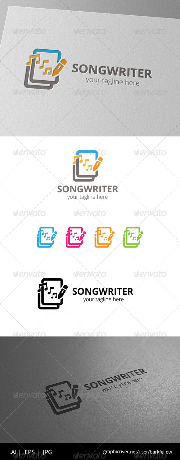 Songwriter Document Music Logo