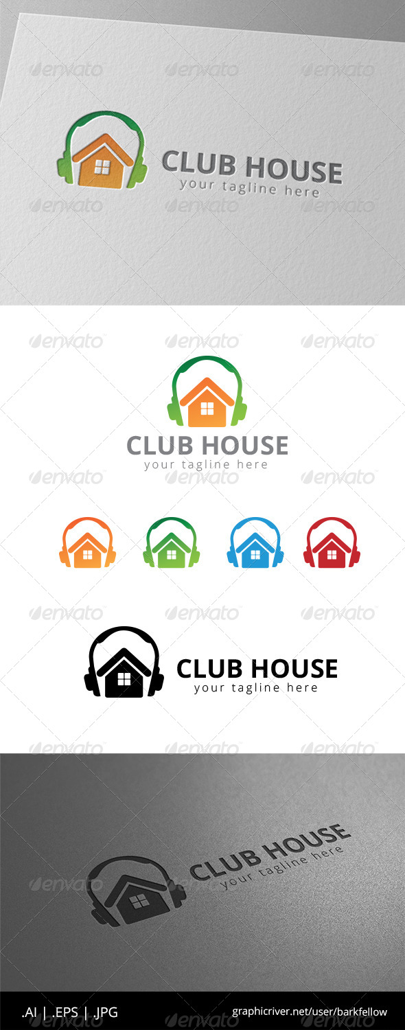 GraphicRiver Night Club House Music Logo 8532042 GraphicRiver Night Club House Music Logo 8532042