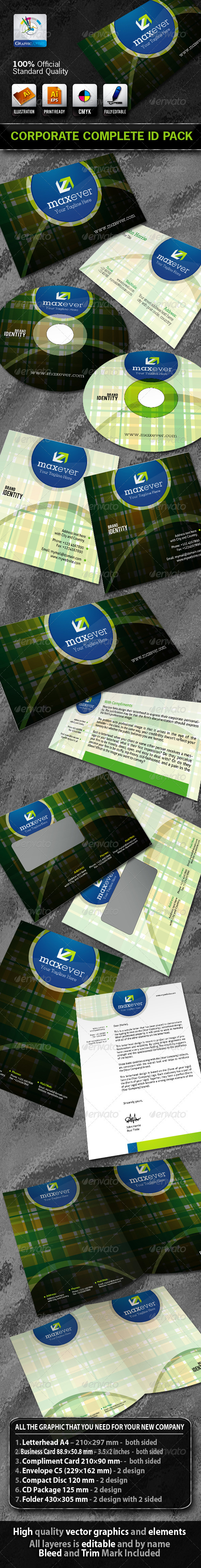 MaxEver Business Corporate ID Pack With Logo MaxEver Business Corporate ID Pack With Logo