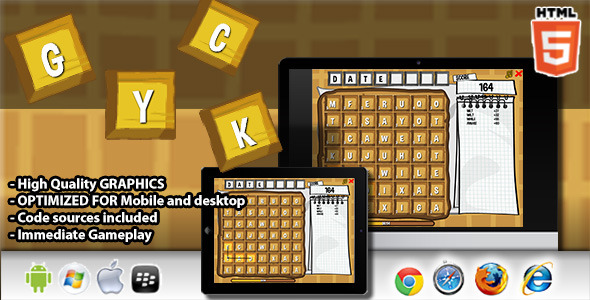 CodeCanyon Waffle HTML5 Word Game 8533111 CodeCanyon Waffle HTML5 Word Game 8533111