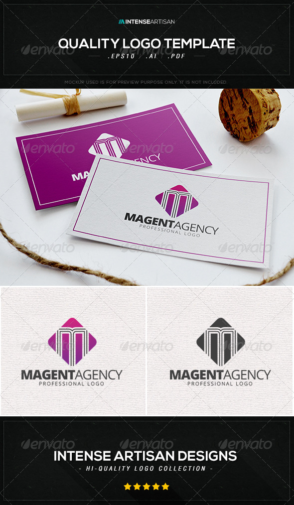 GraphicRiver Magenta Agency Logo Template 8533318 GraphicRiver Magenta Agency Logo Template 8533318