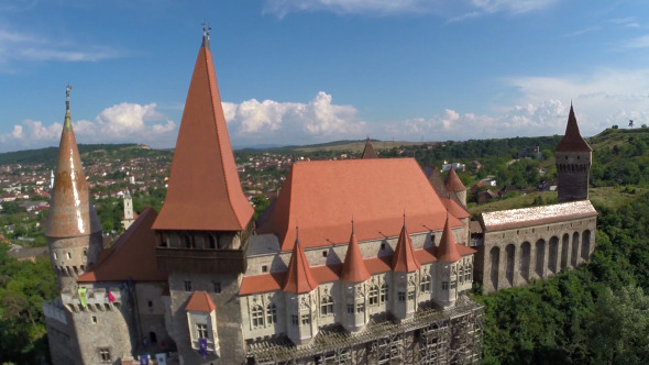 Aerial View Of An Old Castle 1 Aerial View Of An Old Castle 1