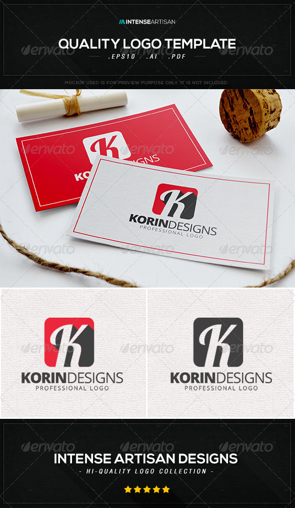 Korin Designs Logo Template Korin Designs Logo Template