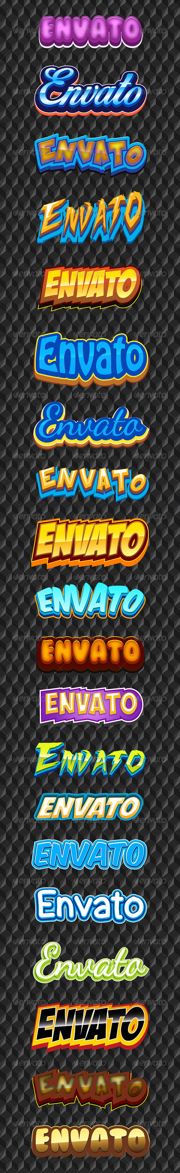 GraphicRiver Comic Graphic Styles 8533014 GraphicRiver Comic Graphic Styles 8533014