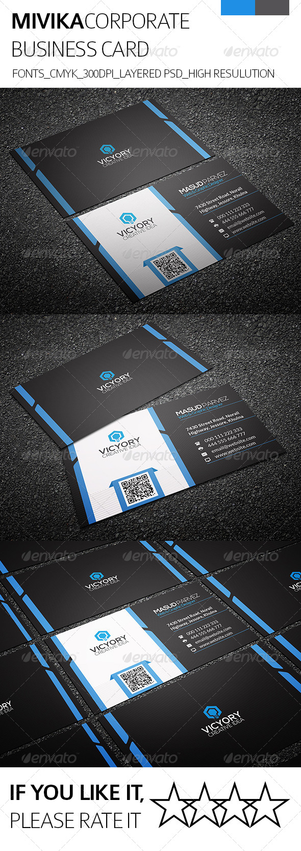 GraphicRiver Mivica & Corporate Business Card 8534980 GraphicRiver Mivica & Corporate Business Card 8534980