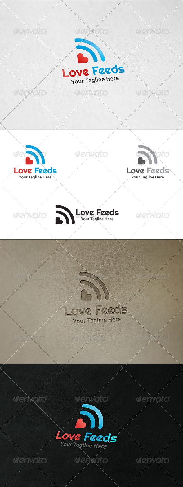 GraphicRiver Love Feeds Logo Template 8535201 GraphicRiver Love Feeds Logo Template 8535201