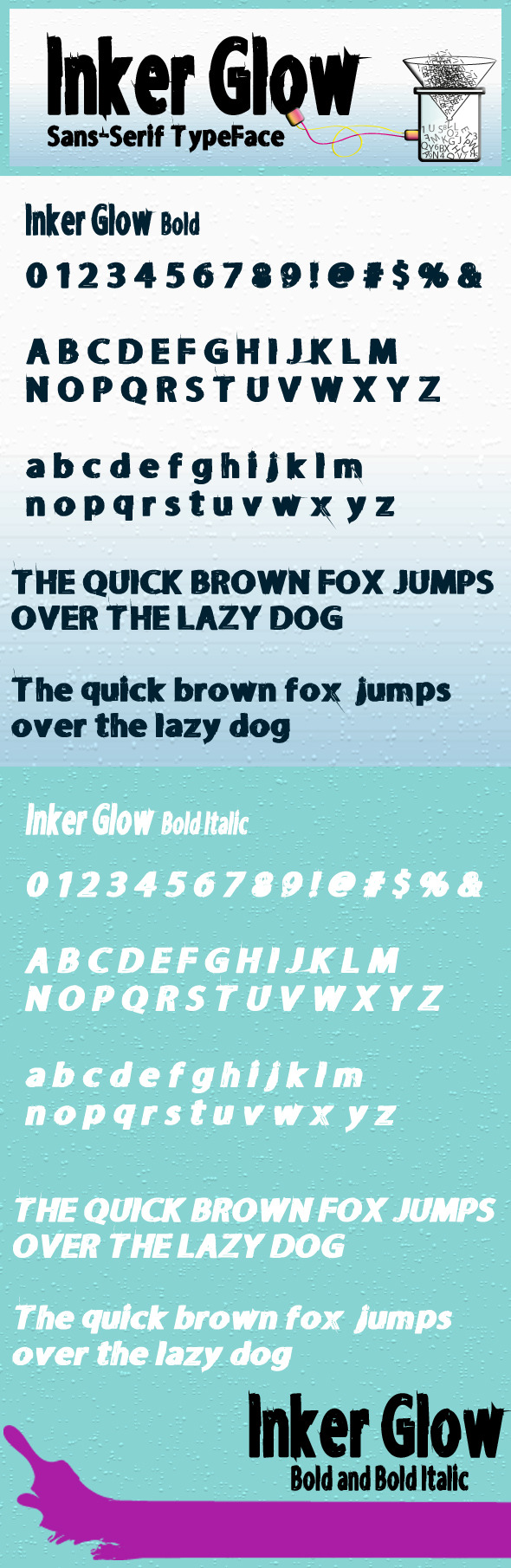 GraphicRiver Inker Glow Bold and Bold Italic 8535387 GraphicRiver Inker Glow Bold and Bold Italic 8535387