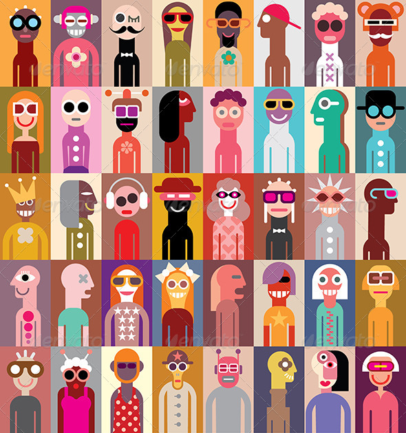 GraphicRiver People Vector Illustration 8535562 GraphicRiver People Vector Illustration 8535562