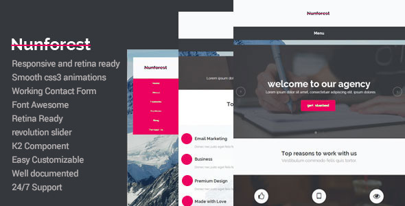 ThemeForest Nunforest Multipurpose Joomla Template 8535645 ThemeForest Nunforest Multipurpose Joomla Template 8535645