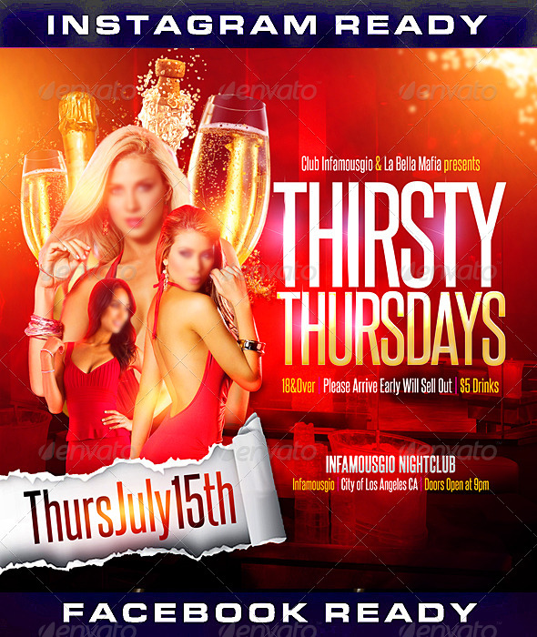 GraphicRiver Thirsty Thursdays 5 8536549 GraphicRiver Thirsty Thursdays 5 8536549