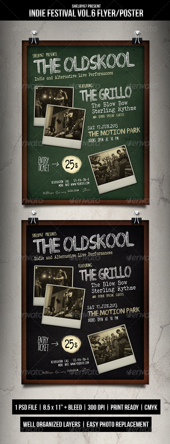 GraphicRiver Indie Festival Flyer Poster Vol.6 8536873 GraphicRiver Indie Festival Flyer Poster Vol.6 8536873