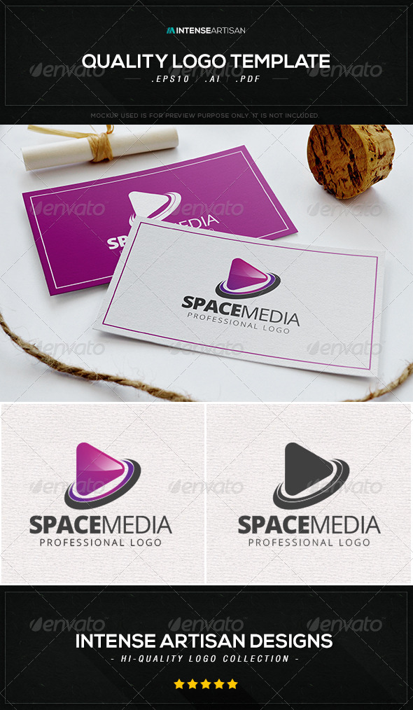 GraphicRiver Space Media Logo Template 8537459 GraphicRiver Space Media Logo Template 8537459