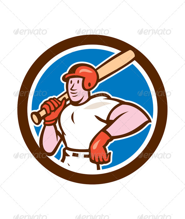 GraphicRiver Baseball Player Holding Bat Cartoon 8537584 GraphicRiver Baseball Player Holding Bat Cartoon 8537584