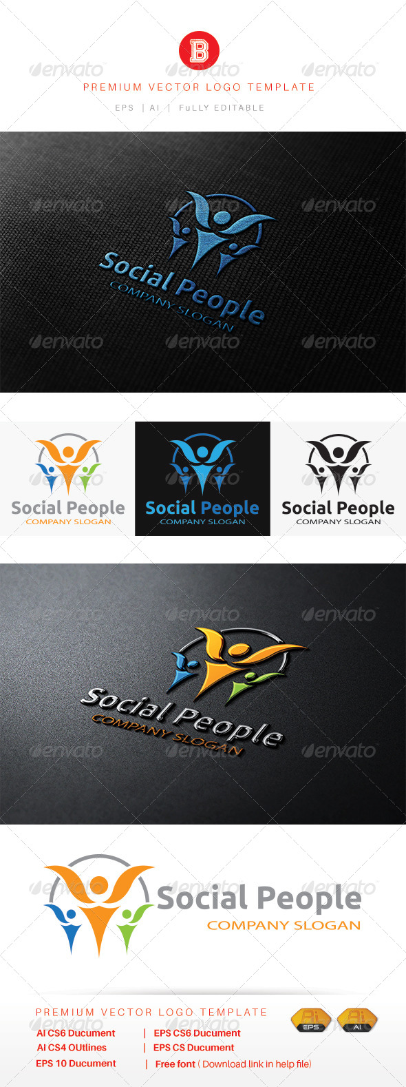 GraphicRiver Social People 8537637 GraphicRiver Social People 8537637