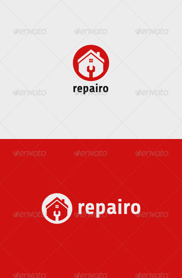GraphicRiver House Repairo Logo 8537679 GraphicRiver House Repairo Logo 8537679