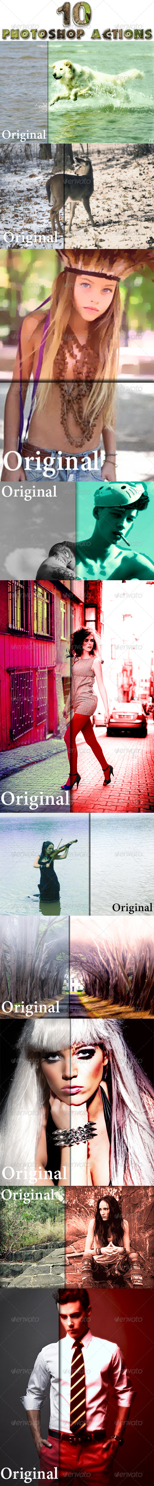 GraphicRiver 10 Photoshop Actions 8537698 GraphicRiver 10 Photoshop Actions 8537698