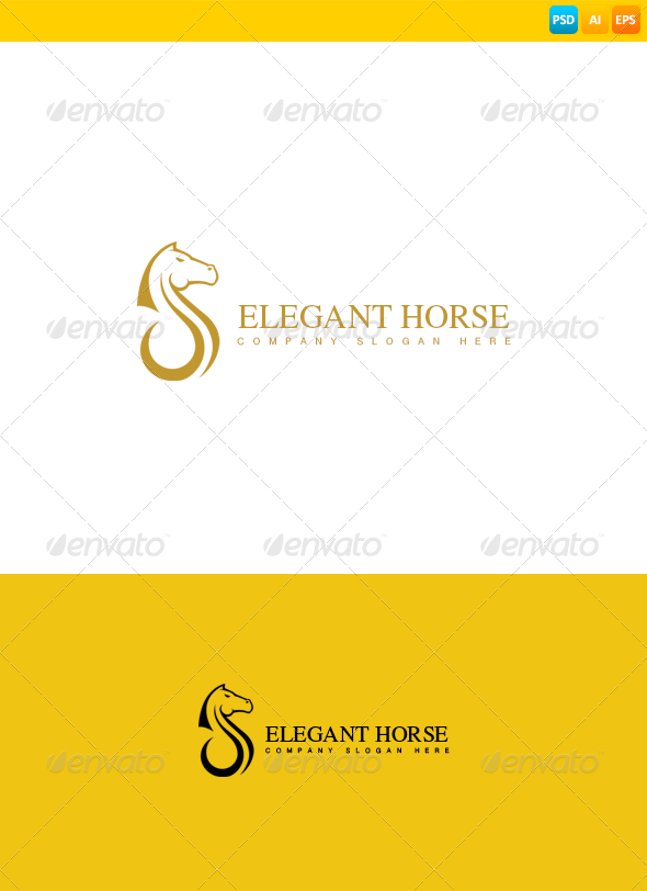 GraphicRiver Horse Logo 8539443 GraphicRiver Horse Logo 8539443