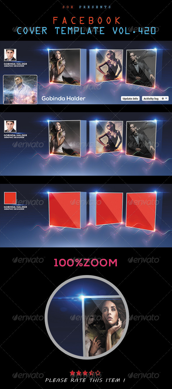 GraphicRiver Facebook Cover Template Vol.420 8540554 GraphicRiver Facebook Cover Template Vol.420 8540554
